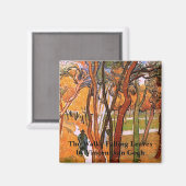 Aimant La marche : Les Feuilles en chute par Vincent van  (Recto/Verso)