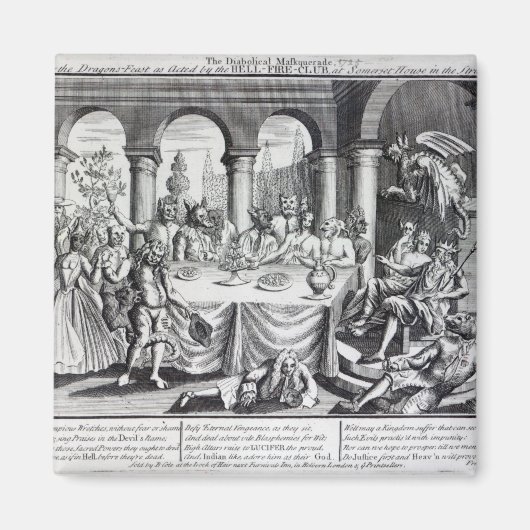 Aimant La masquade diabolique (Devant)