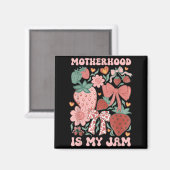 Aimant La maternité est Jam Boho fraise graphique Mamans (Recto/Verso)