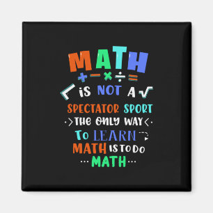 Aimant La mathématique du don de l'enseignant n'est pas s