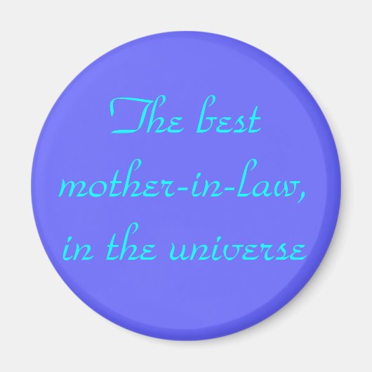 Aimant La meilleure belle-mère, dans l'univers (Devant)
