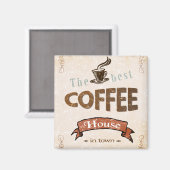 Aimant La meilleure cafétéria (Recto/Verso)