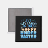 Aimant La meilleure façon de parler Lang des signes améri (Recto/Verso)