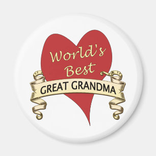 Aimant La meilleure grande grand-maman du monde