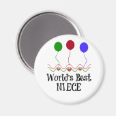 Aimant La meilleure nièce du monde (Recto/Verso)