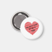 Aimant La meilleure partie de moi texte romantique dans u (Recto/Verso)