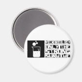 Aimant La microbiologie survit (Recto/Verso)