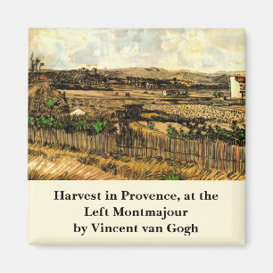 Aimant La Moisson en Provence Montmajour par Vincent van 