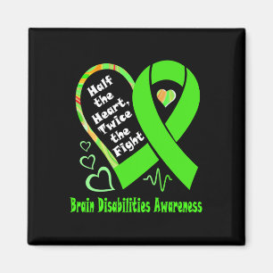 Aimant La Moitié Du Coeur Deux Fois Les Handicapés Du Cer