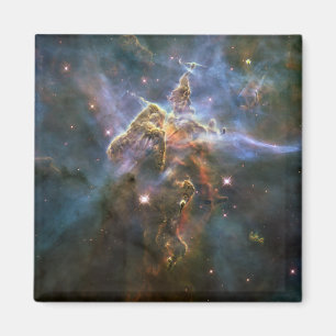 Aimant La montagne mystique en Carina Nebula Espace Hubbl