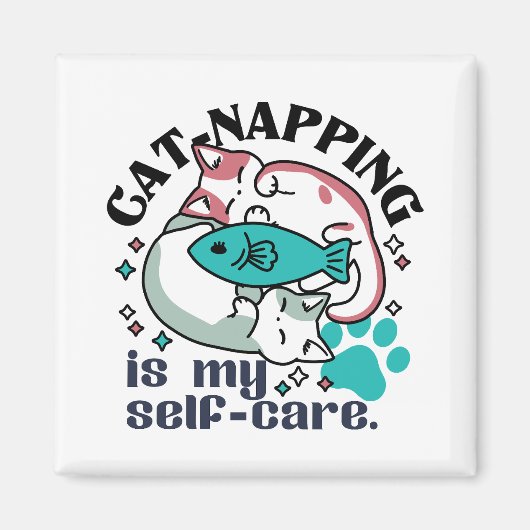 Aimant La Nappage De Chats Est Mon Soin Personnel : Chats (Devant)