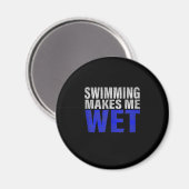 Aimant La natation me rend Débardeur (Recto/Verso)