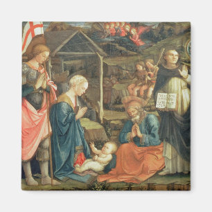 Aimant La nativité avec des solides solubles. Michael et