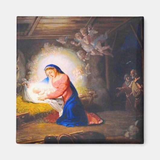Aimant La Nativité du Christ (Devant)
