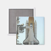 Aimant La navette spatiale Atlantis se trouve sur le lanc (Recto/Verso)