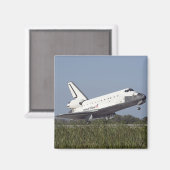 Aimant La navette spatiale Atlantis touche à la piste 3 (Recto/Verso)