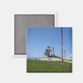 Aimant La navette spatiale Endeavor est encadrée par une  (Recto/Verso)