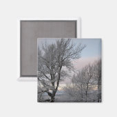 Aimant La neige a couvert des branches (Recto/Verso)