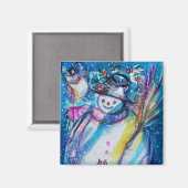 AIMANT LA NEIGE AVEC LA BOULE (Recto/Verso)