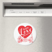 Aimant La nourriture est l'amour que vous pouvez manger M (In Situ (Lave-vaisselle))