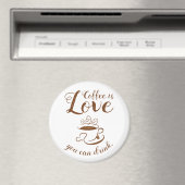 Aimant La nourriture est l'amour vous pouvez manger Magne (In Situ (Lave-vaisselle))