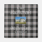 Aimant La Old Clan MacPherson's Cluny Castle Coffee Co. (Devant)