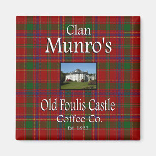 Aimant La Old Foulis Castle Coffee Co de Clan Munro.