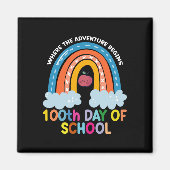 Aimant Là où l'aventure commence 100e Jours plus intellig (Devant)