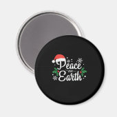 Aimant La Paix De Noël Sur Terre (Recto/Verso)