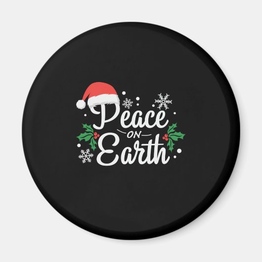 Aimant La Paix De Noël Sur Terre (Devant)