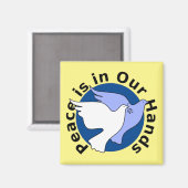 AIMANT LA PAIX EST ENTRE NOS MAINS (Recto/Verso)