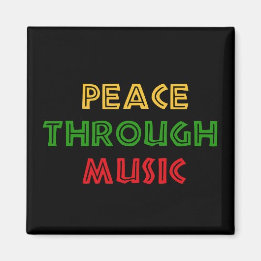 Aimant La paix par la musique (Devant)