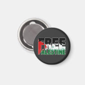 Aimant La Palestine libre met fin à l'apartheid (Recto/Verso)