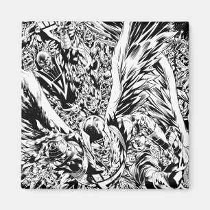 Aimant La peinture de groupe de nuit la plus noire -