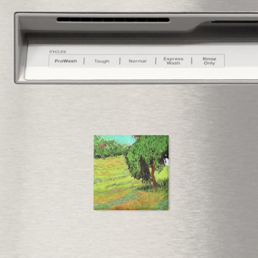 Aimant La pelouse ensoleillée dans un parc public par Vin (In Situ (Lave-vaisselle))