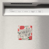 Aimant La période la plus merveilleuse de l'année Fête Fl (In Situ (Lave-vaisselle))