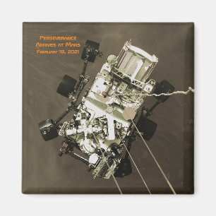 Aimant La persévérance arrive sur Mars