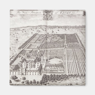 Aimant La perspective occidentale de Knole, de