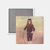 Aimant La petite pêcheuse (par Pierre-August Renoir) Ma (Recto/Verso)