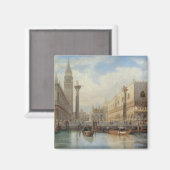 Aimant La Piazza San Marco Venice, Salomon Corrodi (Recto/Verso)