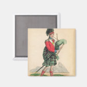 Aimant La pipette écossaise (Recto/Verso)