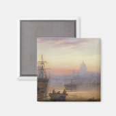 Aimant La piscine de Londres à Sundown, 1876 (Recto/Verso)