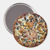 Aimant La pizza de l'oeuvre (Recto/Verso)