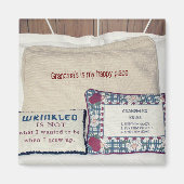 Aimant La place de grand-mère est mon endroit heureux (Devant)