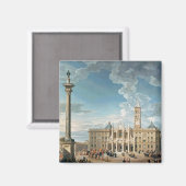 Aimant La place Père Noël Maria Maggiore, 1752 (Recto/Verso)