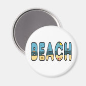 Aimant La Plage (Recto/Verso)