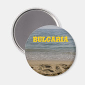 Aimant La plage de la mer de Bulgarie (Recto/Verso)