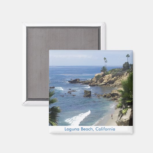 Aimant La plage de Laguna (Recto/Verso)