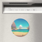 Aimant La plage de sable (In Situ (Lave-vaisselle))