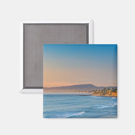 Aimant La plage de South Carlsbad (Recto/Verso)